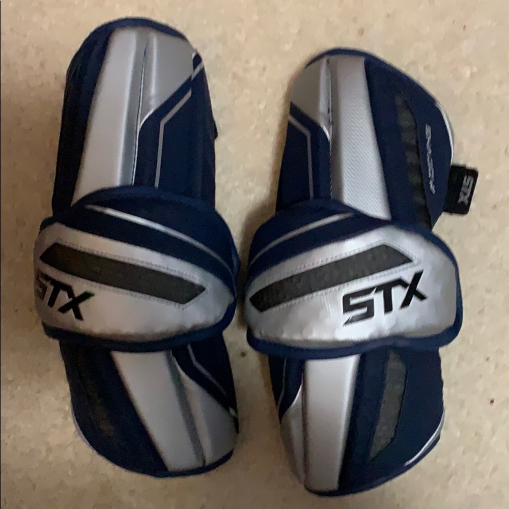 STX shadow arm guards- navy blue
